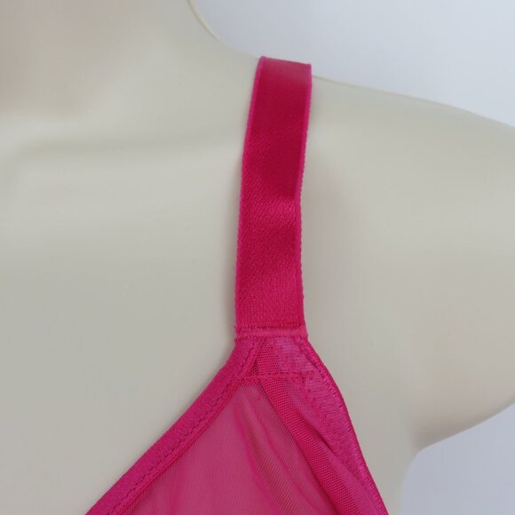 Chantelle 30H Pink Lace Underwire Bra Revele Moi Perfect Fit Style C15710 - Picture 4 of 16